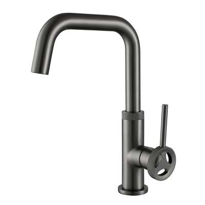 Chrome  Modern Bathroom Brass Wash Basin Faucet Mixer Taps