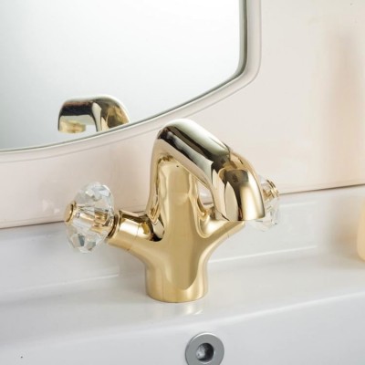 new black bathroom 3 hole basin faucet