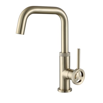 American Style Chrome Plating Single Handle Kitchen Faucet