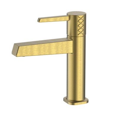 CE Solid Brass Gold Bathroom Basin Vanity Faucet