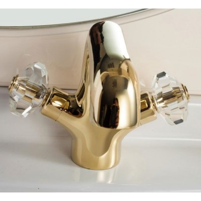 3 single hole waterfall brass gold faucet faucets for basin sink bathroom sinks