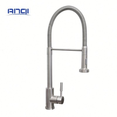 chrome deck mounted tap copper kitchen faucet