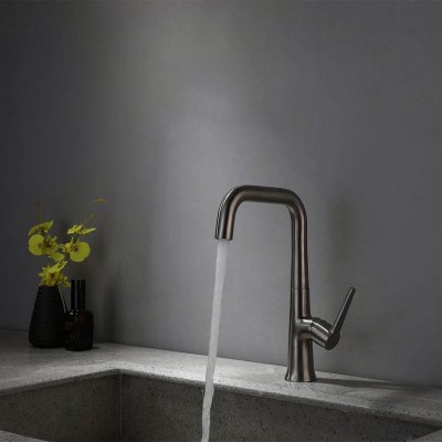 Double Handles Smart Basin Faucet Bathroom Taps Hoses